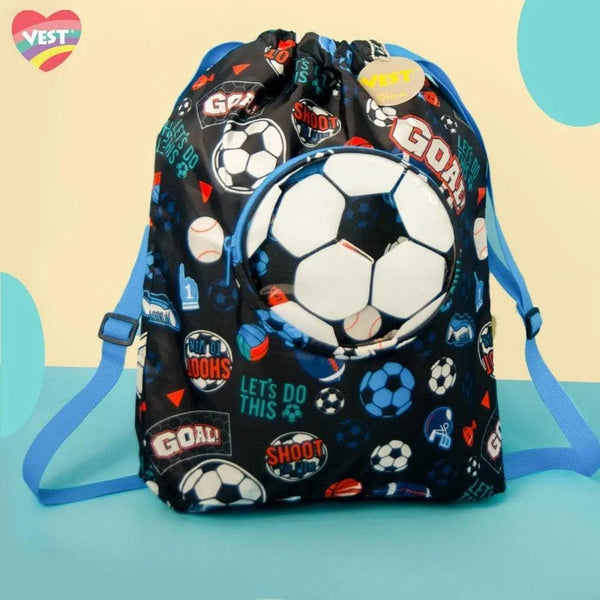 VEST FOOTBALL WATERPROOF DRAWSTRING BACKPACK