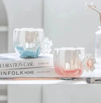 CERAMIC CHERRY BLOSSOM MUG SET SPARKLES
