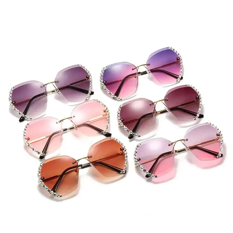 VINTAGE RHINESTONE SUNGLASSES SPARKLES