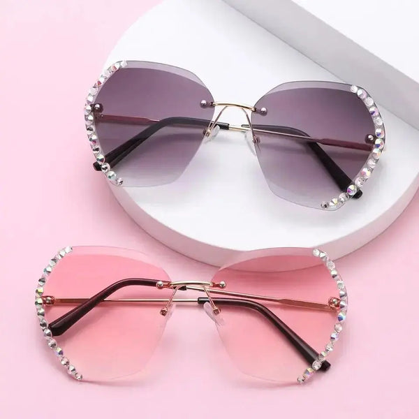 VINTAGE RHINESTONE SUNGLASSES