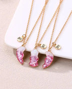 EXQUISITE BFF NECKLACE SET SPARKLES