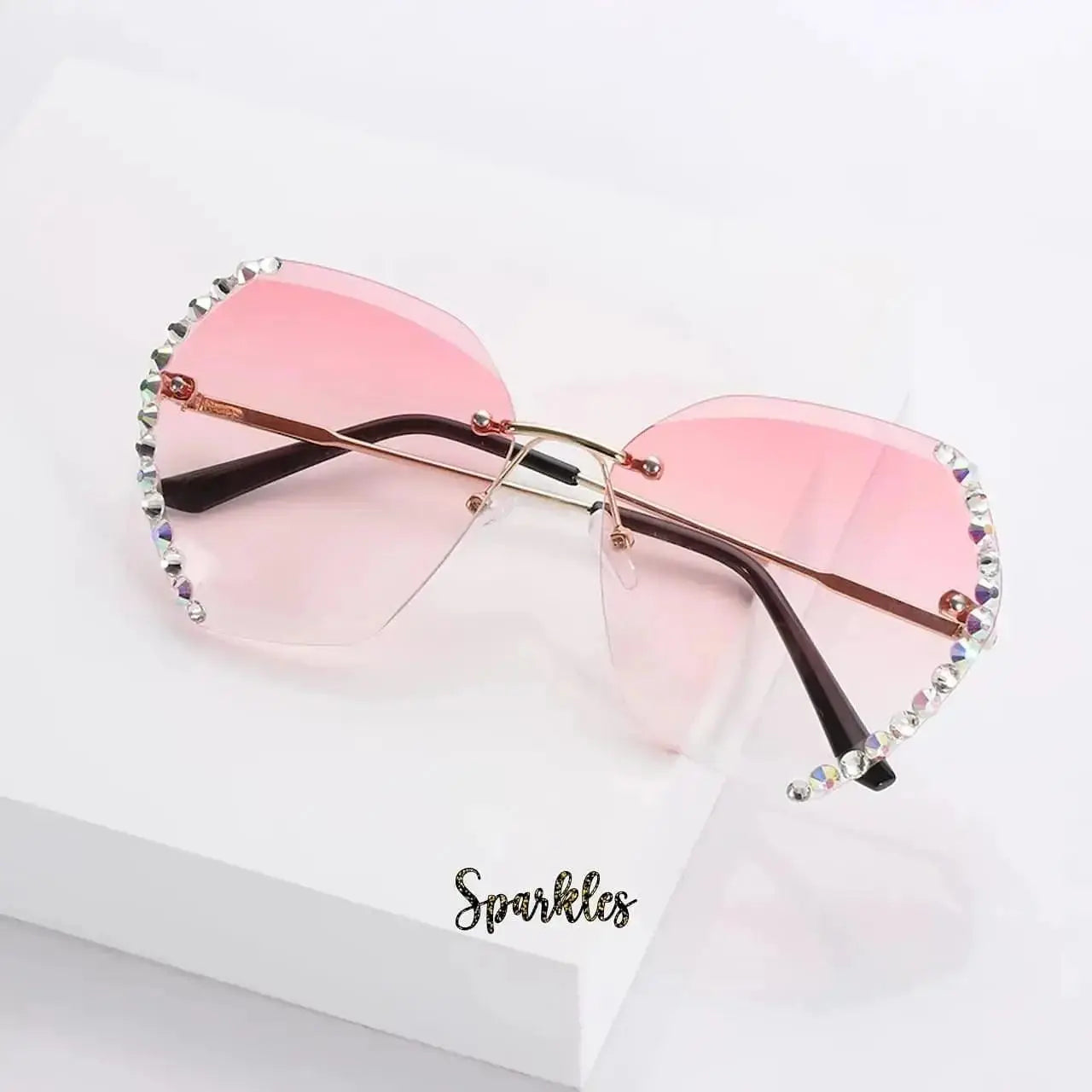 VINTAGE RHINESTONE SUNGLASSES SPARKLES