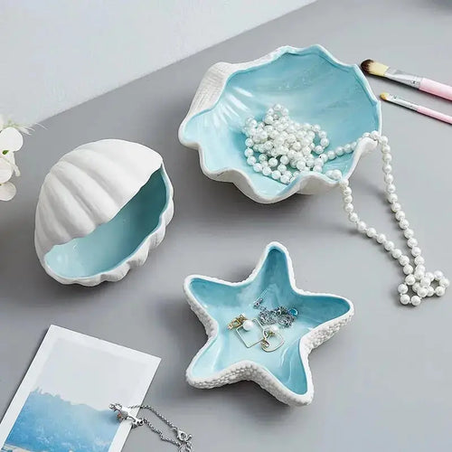 CERAMIC TRINKET HOLDER SPARKLES