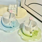 CERAMIC CHERRY BLOSSOM MUG SET SPARKLES