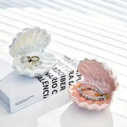 CERAMIC SHELL TRINKET TRAY SPARKLES