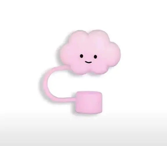 2x Cloud Straw Toppers