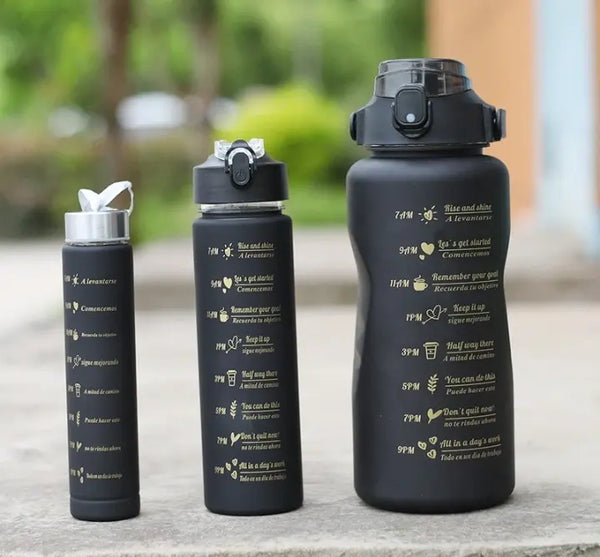 Motivational Water Bottles Set