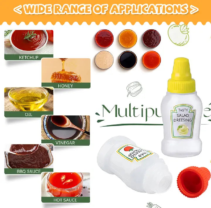Mini Condiment Bottles/ Mini Ketchup Bottles (pack of 2) SpringBles