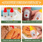 Mini Condiment Bottles/ Mini Ketchup Bottles (pack of 2) SpringBles