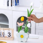 CERAMIC FLOWER HOLDER SPARKLES