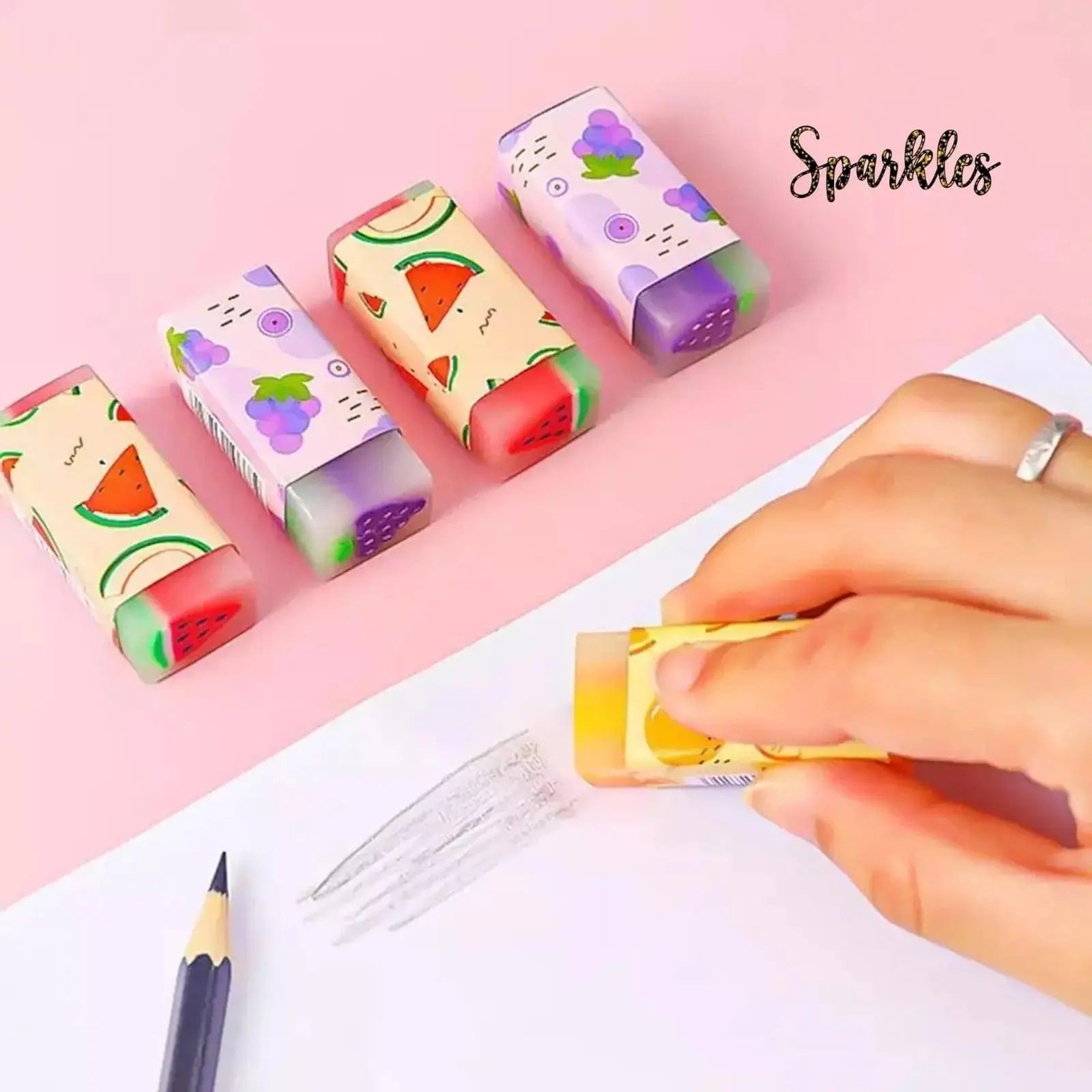 DELICIOUS FRUITY ERASER SPARKLES