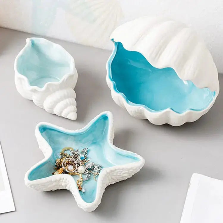 CERAMIC TRINKET HOLDER SPARKLES