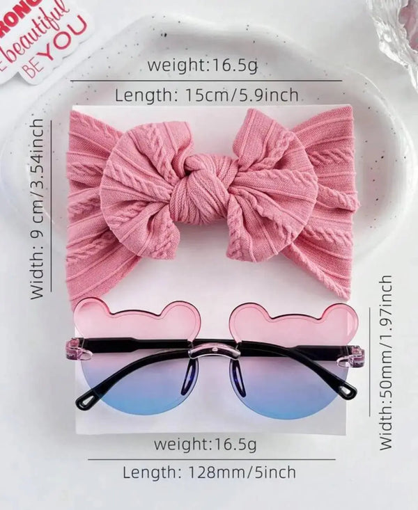 SUNGLASSES & HEADBAND SET