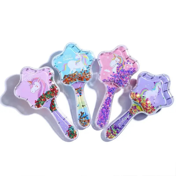 Star Glittery Hair Brush