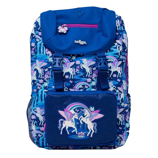 ORIGINAL BLUE UNICORN FLAP OVER BACKPACK