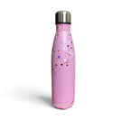 Barbie Stainless Steel Water Bottle for Girls - 500ml Double Walled Insulated Bottle - Pink Star Print