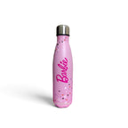 Barbie Stainless Steel Water Bottle for Girls - 500ml Double Walled Insulated Bottle - Pink Star Print