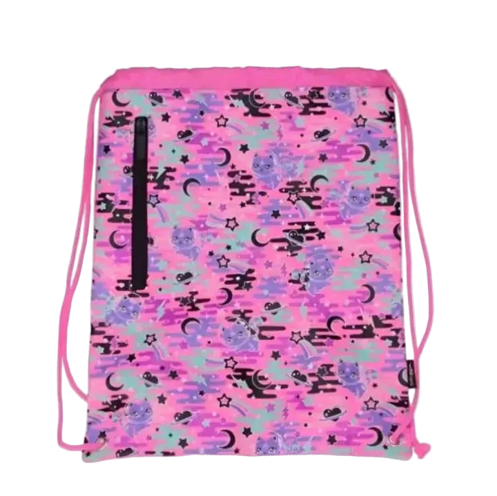 HOT PINK LIMITLESS DRAWSTRING BAGS