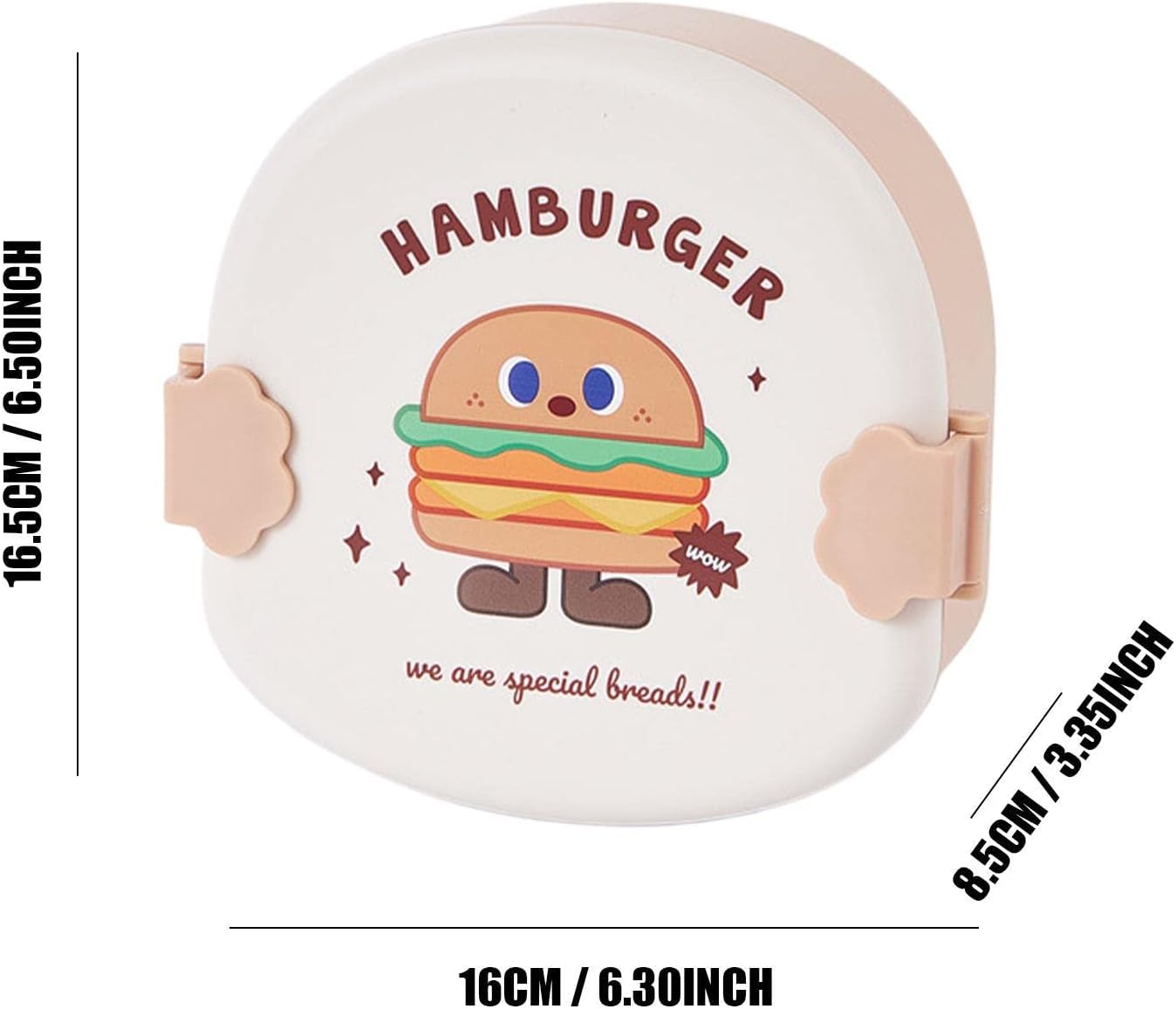 Cute Hamburger Lunchbox SpringBles
