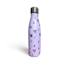 Kuromi Water Bottle - Stainless Steel Insulated Bottle - 500ml Cute Purple Kuromi Bottle