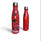 Spider-Man Water Bottle - Stainless Steel Insulated Bottle for Kids - 500ml Marvel Bottle