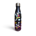 Mickey Mouse Stainless Steel Water Bottle - 500ml Double Walled Insulated Bottle for Kids - Black