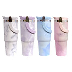 Marble Flipstraw Tumblers 30oz SpringBles