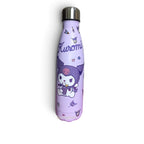 Kuromi Water Bottle - Stainless Steel Insulated Bottle - 500ml Cute Purple Kuromi Bottle