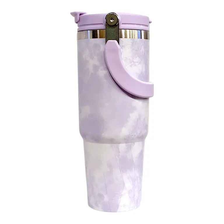 Marble Flipstraw Tumblers 30oz SpringBles